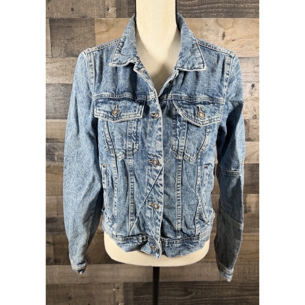Free People We The Free Denim Jacket Medium Western Cowgirl Boho